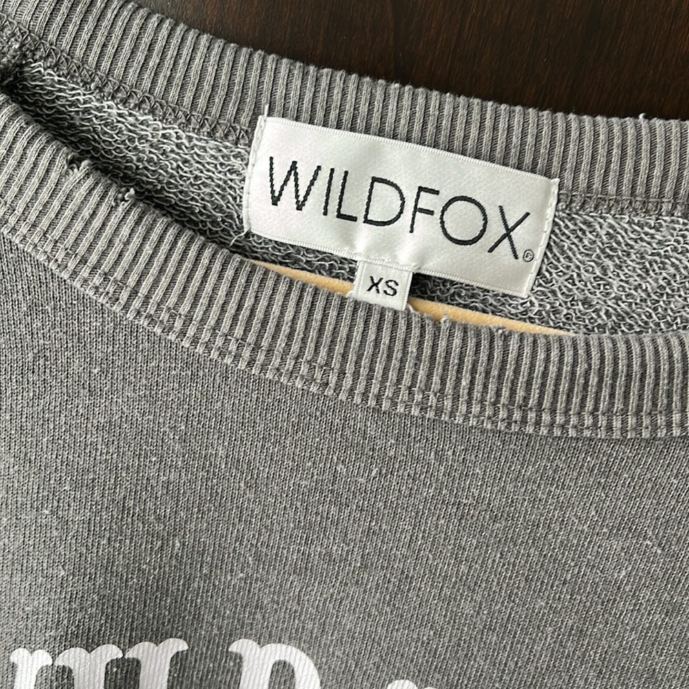Wildfox graphic crop sweatshirt - Picture 3 of 6